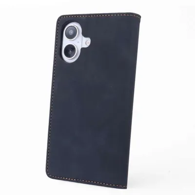 Funda für Smartphone Premium Book Grau Eleganter Schutz für iPhone 16