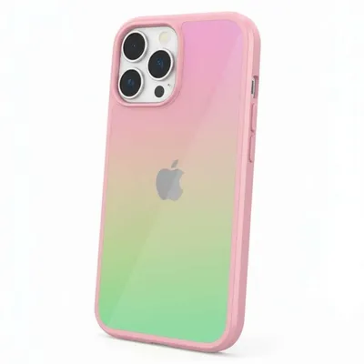 Irisierendes Bumper-Case Ultradünn und Stoßfest für iPhone 16 Pro