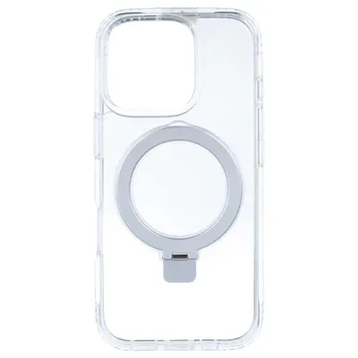Transparente MagSafe Huelle mit Ring stoßfest TPU Silikon für iPhone 16 Pro