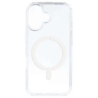 Funda Smartphone transparente mit Logo MagSafe-kompatibel für iPhone 16 Plus
