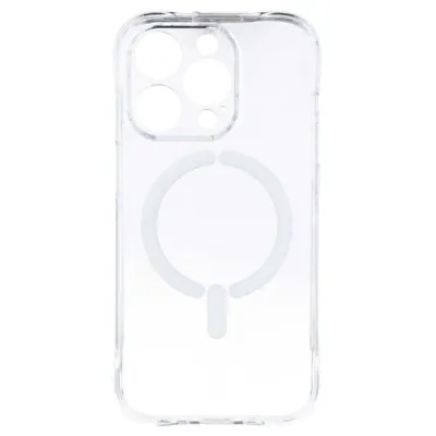 Verstärkte Antiyellow Schutzhülle transparent MagSafe kompatibel für iPhone 14 Pro