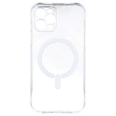 Verstärkte Antiyellow Hülle kompatibel mit MagSafe transparent für iPhone 14 Plus