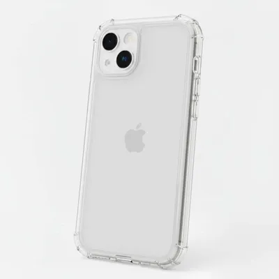 Verstärkte Anti-Gelb TPU und Polycarbonat Hülle Transparent für iPhone 15 Plus