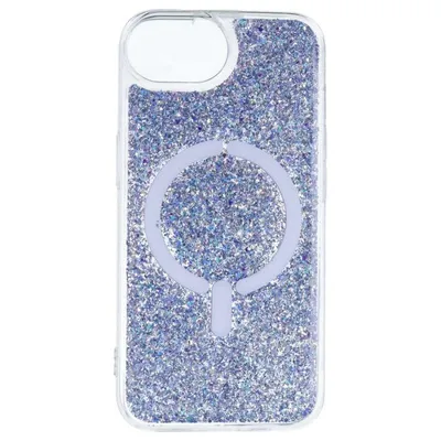 Funda für Smartphone Ring Glitter Magnetisch Stoßfest Transparent für iPhone 17e