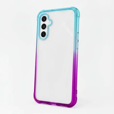 Stoßfeste Bumper-Hülle mit Farbverlauf, flexibles Silikon, transparent für Samsung Galaxy A16 5G