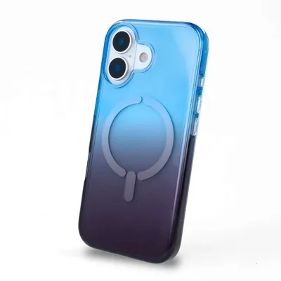 Handyhülle Antiyellow Gradient TPU MagSafe Transparent für iPhone 16