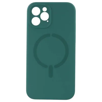 Smartphone-Hülle Flexibles Silikon Stoßfest mit Kameraschutz MagSafe-kompatibel für iPhone 12 Pro