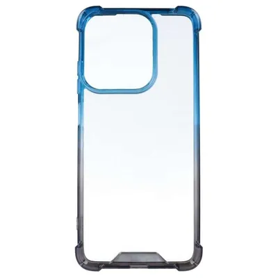 Funda für Smartphone Bumper Verstärkt Silikon Transparent Farbverlauf für Motorola Moto G15