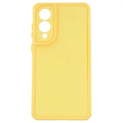 Bumper 2-in-1 Schutzhülle Gelb Stoßfest für Samsung Galaxy S25 Edge