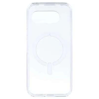 Transparente Schutzhülle mit Logo MagSafe-kompatibel für Google Pixel 9a