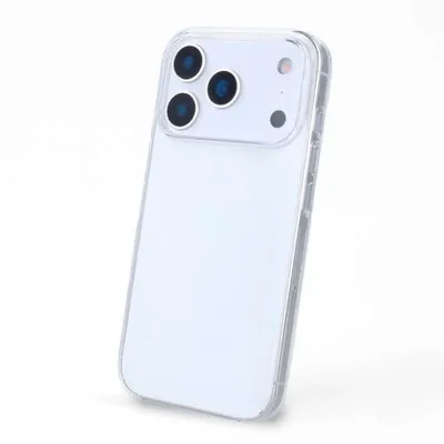 Funda für Smartphone Transparente Antiyellow Stoßfest Silikon für iPhone 17 Pro Max