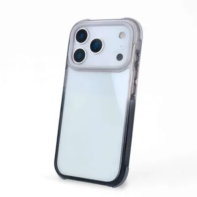 Bumper Hülle Verstärkt Farbverlauf Silikon Transparent für iPhone 17 Pro