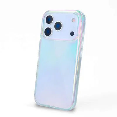 Irisierende Antiyellow Schutzhülle Transparent Silikon für iPhone 17 Pro Max
