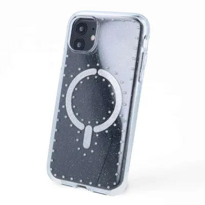Glitzernde Schutzhülle kompatibel mit MagSafe für iPhone 11