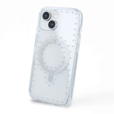 Glitzernde Schutzhülle kompatibel mit MagSafe für iPhone 15 Plus