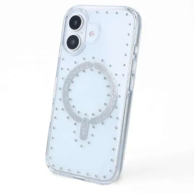 Glitzernde Schutzhülle MagSafe-kompatibel für iPhone 16 Plus