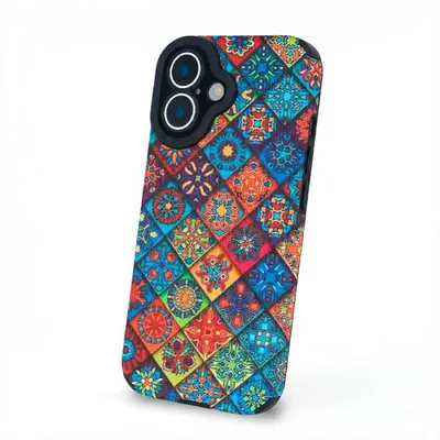 Mandala Design Schutzhülle Stoßfest Kompatibel mit iPhone 16