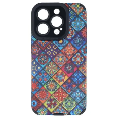 Mandala Rauten Blau Schutzhülle Design für iPhone 12