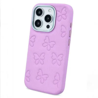 Funda Handyhülle Puffy Malva Stoßfestes Design Mode für iPhone 13 Pro Max