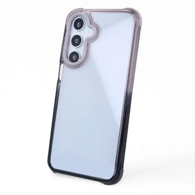 Stoßfeste Bumper-Hülle mit Farbverlauf, flexibles Silikon, transparent für Samsung Galaxy A17