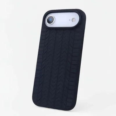 Funda Smartphone Tread Style Schwarz Stoßfest für iPhone Air