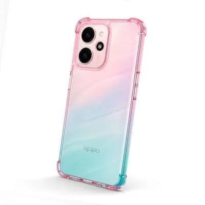 Bumper Hülle Verstärkt Gradient Flexibles Silikon Antischock für OPPO A5x