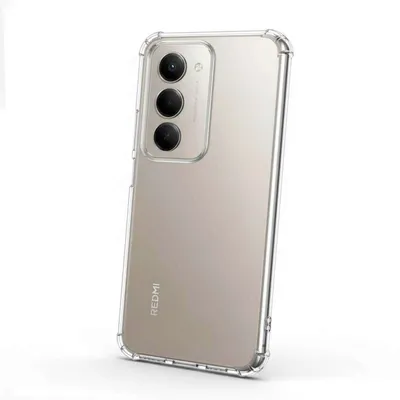 Verstärkte transparente TPU-Silikonhülle für Xiaomi Redmi 15, stoßfest
