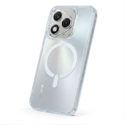 Funda für Smartphone Transparentes Logo MagSafe-kompatibel für Huawei Honor 400 Lite