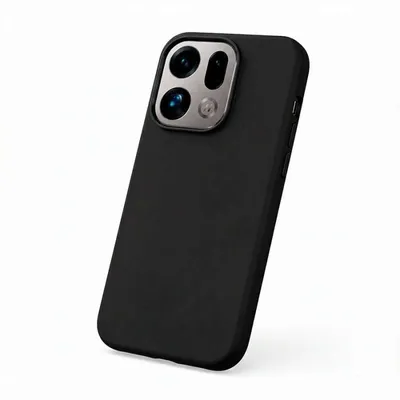 Ultraweiche Schwarze Silikon-Schutzhülle Antischock für Oppo Find X9