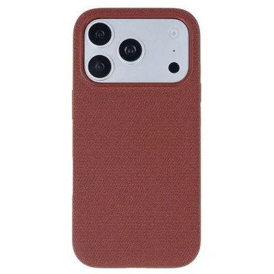 Funda Handyhülle Magbattery Geflochten Magnetisch Braun für iPhone 17 Pro