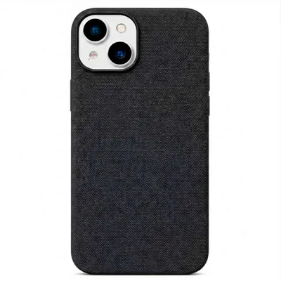 Handyhülle Magbattery Geflochten Magnetisch Schwarz für iPhone 12