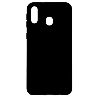 Ultraweiche Hülle La Casa de las Carcasas Schwarz für Samsung Galaxy A20e