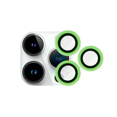 Fluoreszierender Objektivschutz La Casa de las Carcasas für iPhone 15 Pro Max