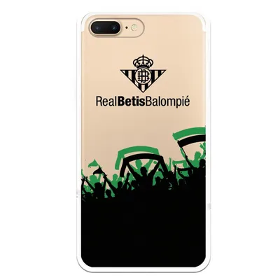Offizielle Real Betis Balompié Silikonhülle Schwarz für iPhone 8 Plus