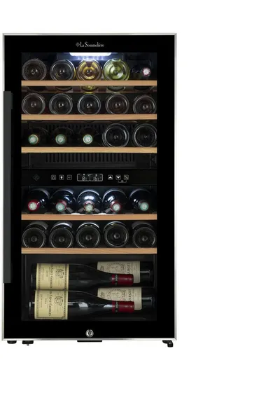La Sommelière Weintemperierschrank ECS31.2Z, für 29 Standardflaschen á 0,75l,2 Zonen, SMART, Weinkühlschrank freistehend