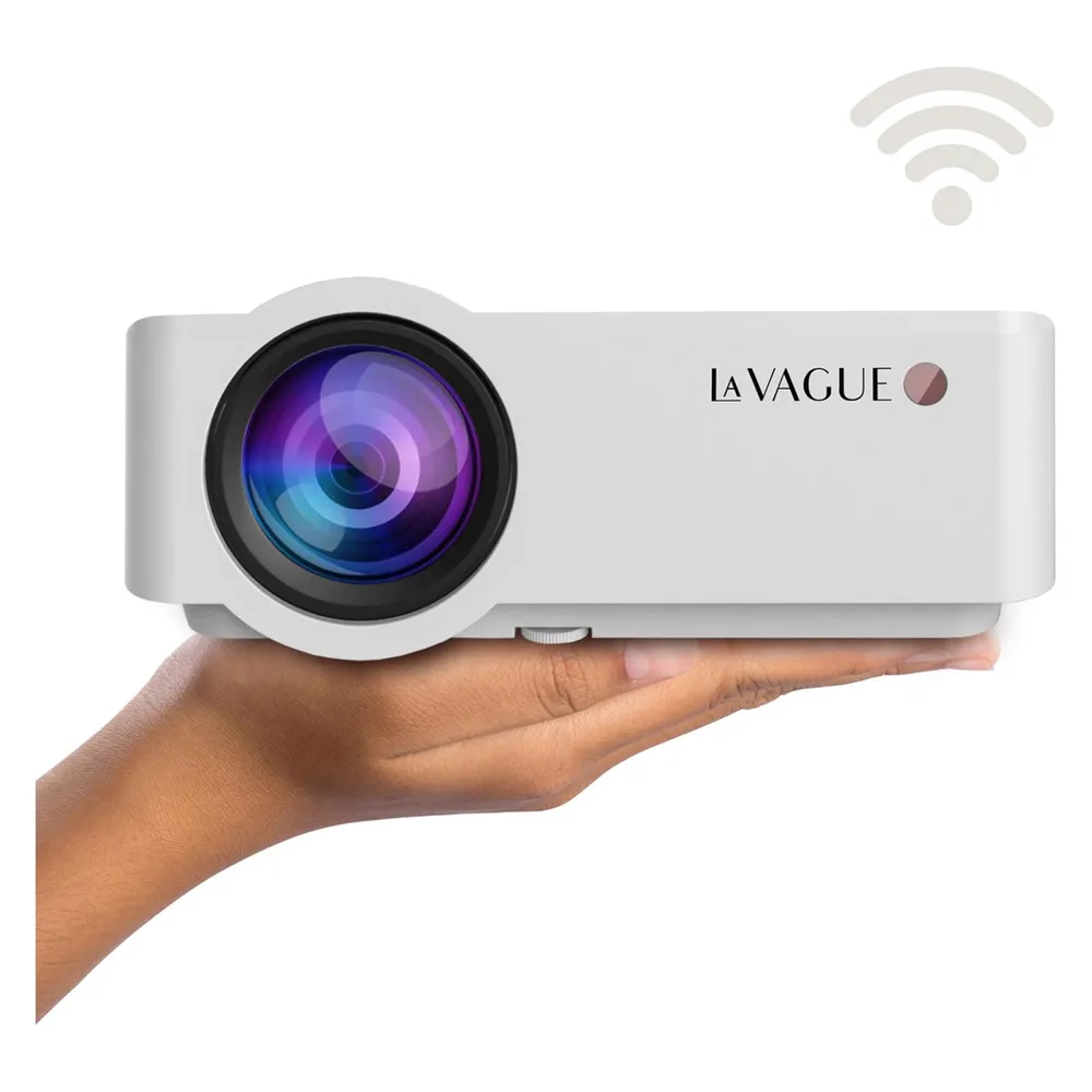 Beamer La Vague LV-HD340 HD 2500 Lumen 150" LED LCD Smart Wi-Fi Portabel