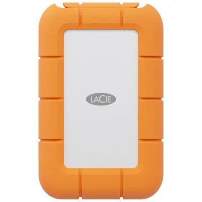 LaCie STMF500400 Externes Solid State Drive 500 GB Grau, Orange