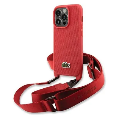 Lacoste LCHCP14LSPVCR iPhone 14 Pro 6.1" czerwony/red hardcase Iconic Petit Pique Crossbody
