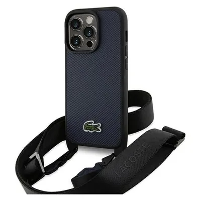 Lacoste LCHCP14LSPVCV iPhone 14 Pro 6.1" granatowy/navy hardcase Iconic Petit Pique Crossbody