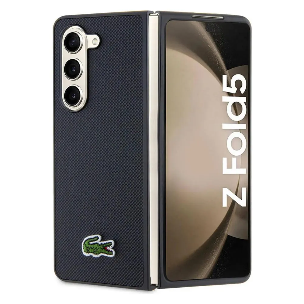 Lacoste LCHCZFD5PVCK Z Fold5 F946 czarny/black hardcase Iconic Petit Pique