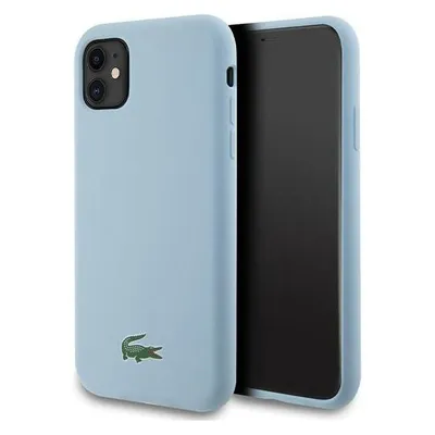 Lacoste LCHMN61SLOLB iPhone 11 / Xr 6.1" jasnoniebieski/light blue hardcase Silicone Croc Logo MagSa