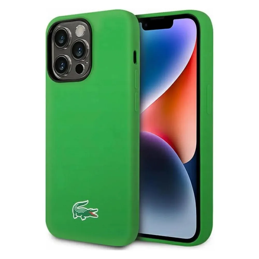 Lacoste LCHMP14XSLON iPhone 14 Pro Max 6.7" zielony/green hardcase Silicone MagSafe