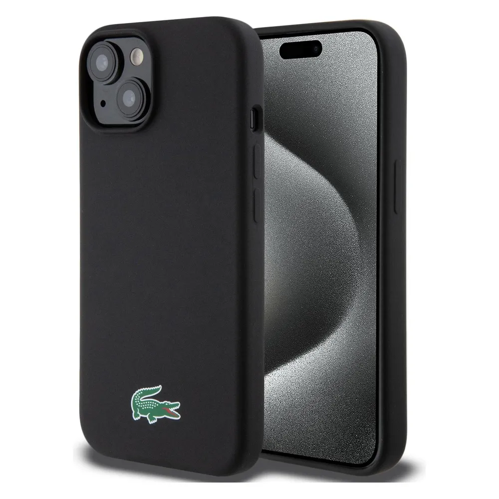Lacoste LCHMP15MSLOK iPhone 15 Plus 6.7" czarny/black hardcase Silicone MagSafe