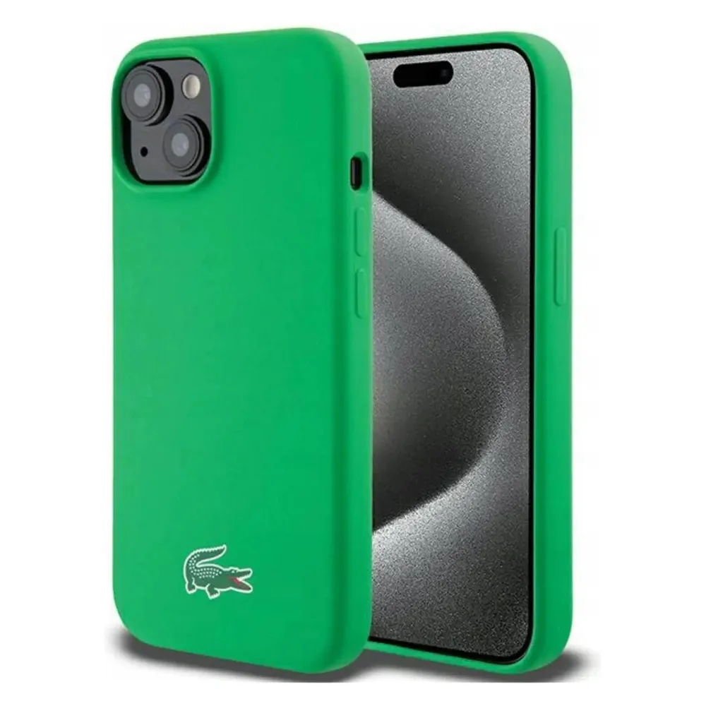 Lacoste LCHMP15MSLON iPhone 15 Plus / 14 Plus 6.7" zielony/green hardcase Silicone MagSafe