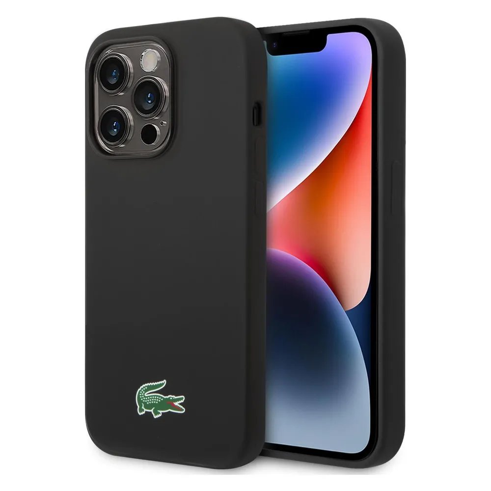 Lacoste LCHMP15XSLOK iPhone 15 Pro Max 6.7" czarny/black hardcase Silicone MagSafe