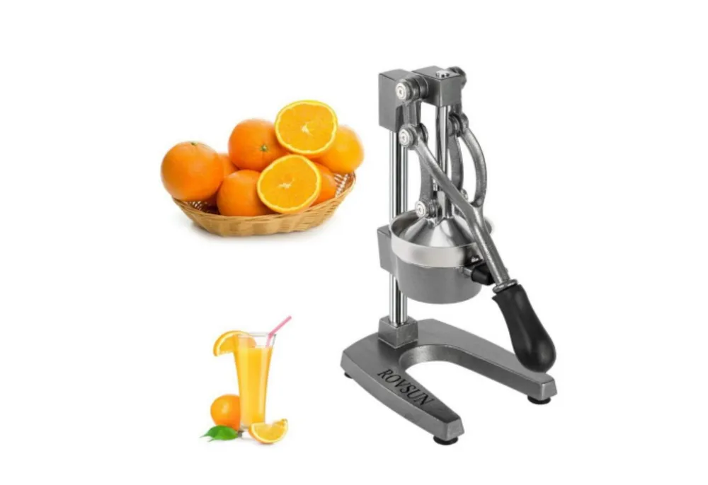 LALAHO Entsafter Entsafter,Zitruspresse,Hand Saftpresse,Orangenpresse für Gemüse Obst, Abnehmbarer Becher, leicht zu reinigen