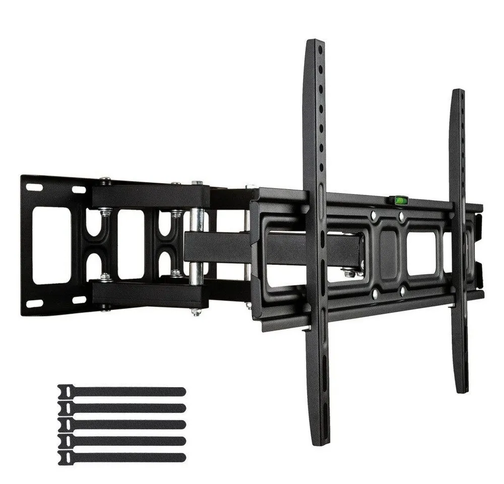 LALAHO TV-Wandhalterung TV Wandhalterung VESA 400*600mm, -10° bis 10°, 50kg, mit Wasserwaage, (bis 70 Zoll, TV Wandhalterung Fernsehhalterung neigbar schwenkbar VESA 600*400)