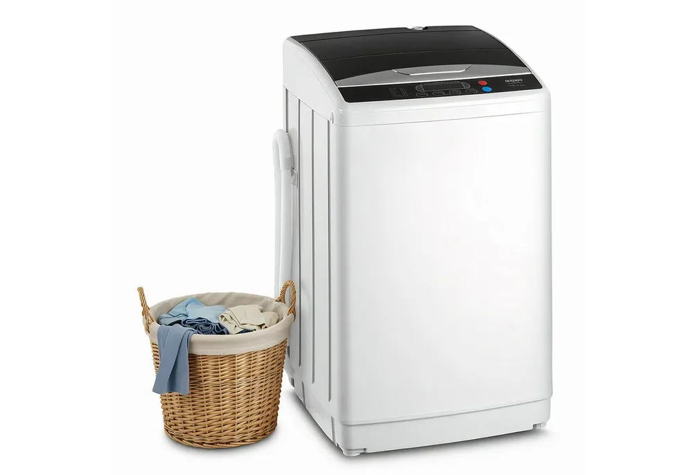 LALAHO Waschmaschine Toplader XQB70-168, 26-Minuten-Schnellwaschgang