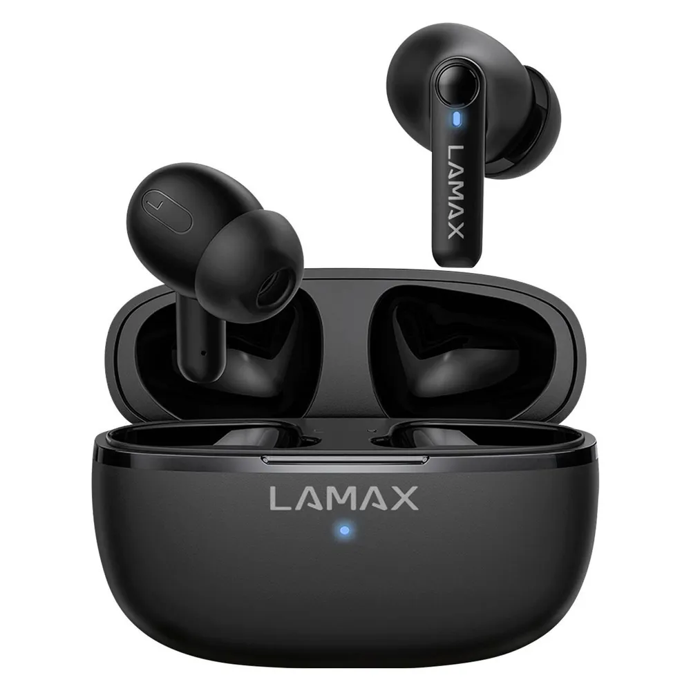 Lamax Clips1 Play Kopfhörer Kabellos im Ohr Anrufe/Musik USB Typ-C Bluetooth Schwarz