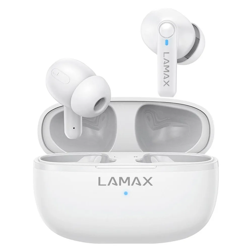 Lamax Clips1 Play Kopfhörer Kabellos im Ohr Anrufe/Musik USB Typ-C Bluetooth Weiss